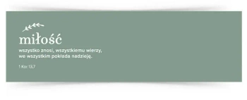 Zakładka duża - Miłość wszystko - Szaron