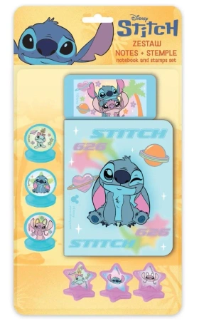 Zestaw stemple + notes + tusz Stitch - Beniamin
