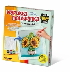 Wypukła Malowanka Kwiaty - Słoneczniki - Mirage Hobby