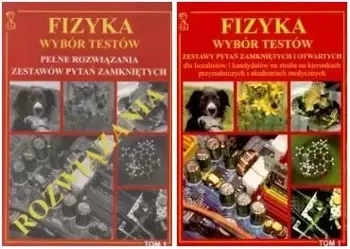Fizyka Tom 1 Wybór testów Rozwiązania Medyk - praca zbiorowa
