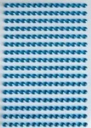 Dżety samoprzylepne niebieskie 6mm 140szt - Brewis