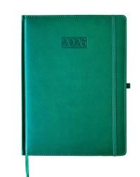 Kalendarz 2026 A4 Elegance dzienny V1 zielony K-A4D - AVANTI