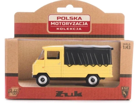 Kolekcja PRL - Żuk, skala 1:43 żółty - Daffi