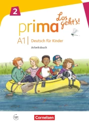 Prima - Los geht's! Deutsch für Kinder Band 2 Arbeitsbuch mit Audio-CD und Stickerbogen
