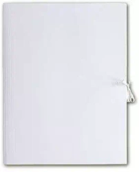 Teczka wiązana A4 papierowa biała - STARPAK