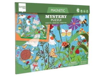 Puzzle magnetyczne i gra 2w1 Robaczki - Scratch