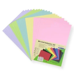 Tektura A4 kolorowa mix pastel 20szt - Penword