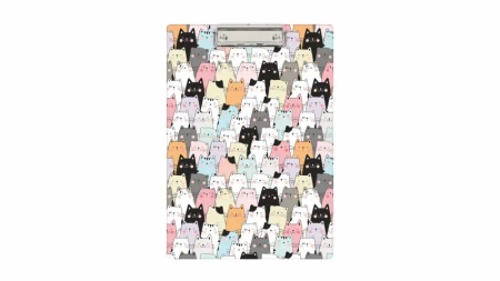 Deska A4 z klipem nadruk Koty - BIURFOL