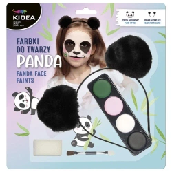 Farbki do twarzy zestaw z opaską Panda KIDEA - DERFORM