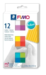 Fimo Soft 12x25g kolory Brilliant - Staedtler