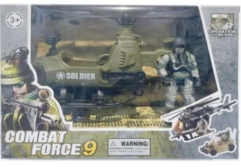 Helikopter wojskowy z akcesoriami - Merkpol