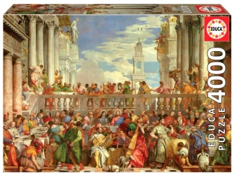 Puzzle 4000 Wesele w Kanie Galilejskiej Paolo Veronese 112811 - Educa