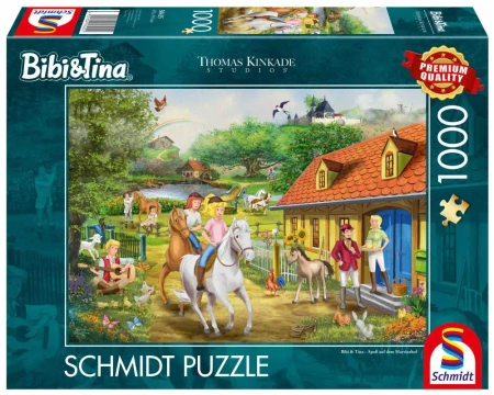 Puzzle 1000 PQ T. Kinkade Bibi & Tina 112339 - Schmidt Puzzle