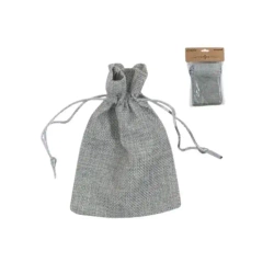 Woreczki jutowe szare 10x15cm 6szt - Penword