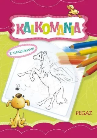 Kalkomania z naklejkami. Pegaz - Dorota Krassowska