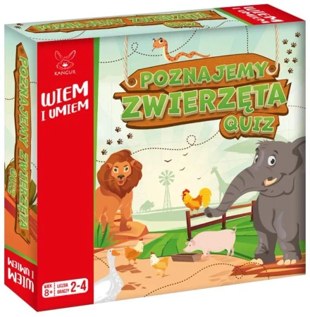 Wiem i Umiem. Poznajemy Zwierzęta Quiz - Kangur