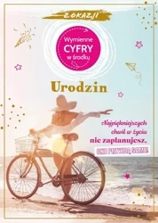 Karnet Urodziny wymienne cyfry - Armin Style