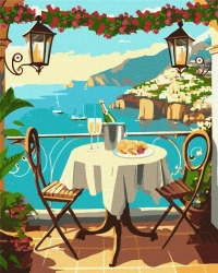 Malowanie po numerach - Bajka dla dwojga 40x50cm - Ideyka