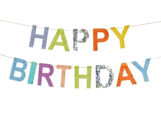Baner Happy Birthday 2.2m - PartyDeco