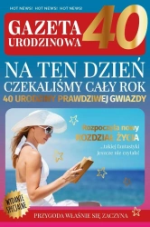 Karnet Urodziny gazeta 40 - Armin Style