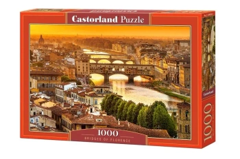 Puzzle 1000 Mosty Florencji CASTOR - Castorland