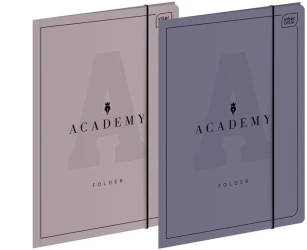 Teczka z gunką A4+ Academy (10szt) - INTERDRUK