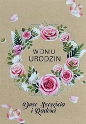 Kartka okolicznościowa Urodziny - Trend