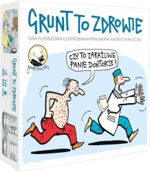 Grunt to zdrowie. Gra planszowa ilustrowana rysunkami Andrzeja Mleczki - MDR