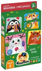 CzuCzu Puzzle Reniferek i przyjaciele dla dzieci - Bright Junior Media
