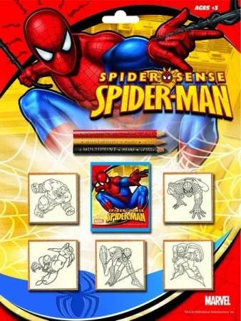 Spiderman - pieczątki 5szt - Multiprint