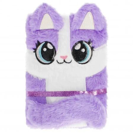 Notes pluszowy A5 Cat Big Eyes - STARPAK