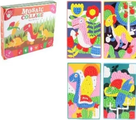 Mozaika wyklejanka dinozaur - Trifox