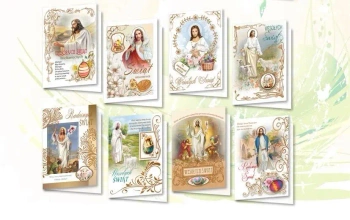 Karnet B6 Wielkanoc (10szt.) z naklejanym... Relig - Top Graphic