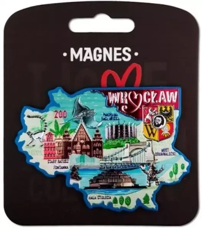 Magnes I love Poland Wrocław ILP-MAG-A-WR-27 - Pan Dragon