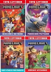 PAK 4x Minecraft Tryb czytania Podniebna + Ucieczka + Górskie + Moby - Nick Eliopulos