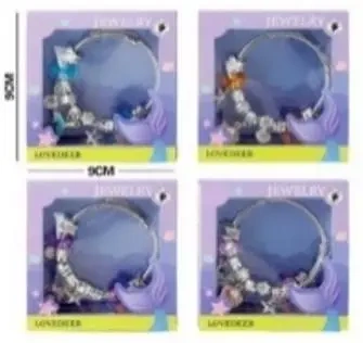 Bransoletka + charmsy 4 rodz 9x9cm - Madej