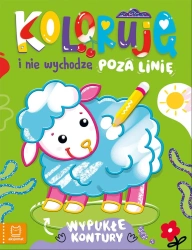 Koloruję i nie wychodzę poza linię - z owieczką - Anna Podgórska