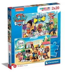 Puzzle 2x20 Super Kolor Psi Patrol - Clementoni