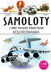 Samoloty - kolorowanka - praca zbiorowa