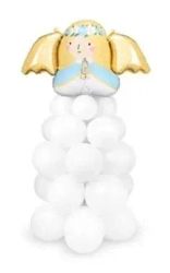 Bukiet balonów Anioł biały 140x70cm - PartyDeco