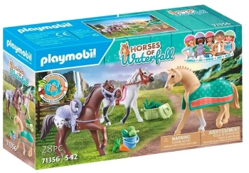 Zestaw z figurkami Horses 71356 3 konie: Morgan, Quarter Horse i Angloar - Playmobil