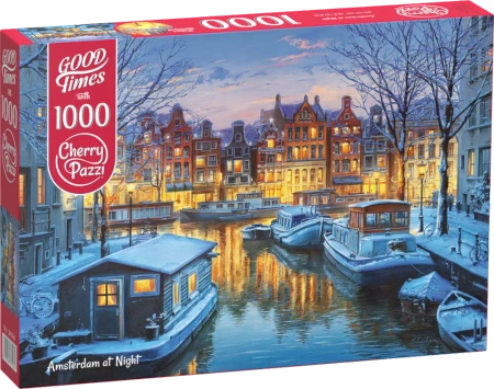 Puzzle 1000 CherryPazzi Amsterdam at Night 30264