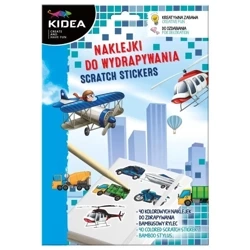 Naklejki do wydrapywania Pojazdy KIDEA - DERFORM