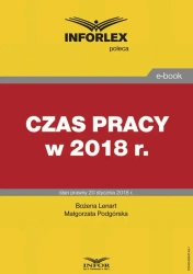 eBook Czas pracy w 2018 r. - INFOR PL SA