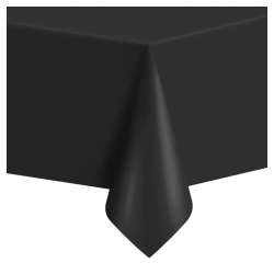 Obrus foliowy 137x275 cm, czarny - Godan