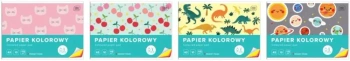 Zeszyt papierów kolorowych A5/10K (10szt) - INTERDRUK