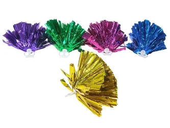 Pompony cheerleaderki błyszczące MIX - ADAR