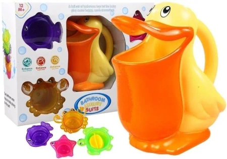 Zabawka do kąpieli Pelikan foremki zwierzątka - Leantoys