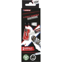 Multi marker biały i czarny 2szt - Edding