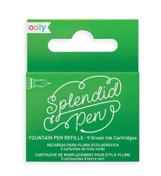 Naboje uzupełniające Splendid zielone 5szt - Kolorowe Baloniki